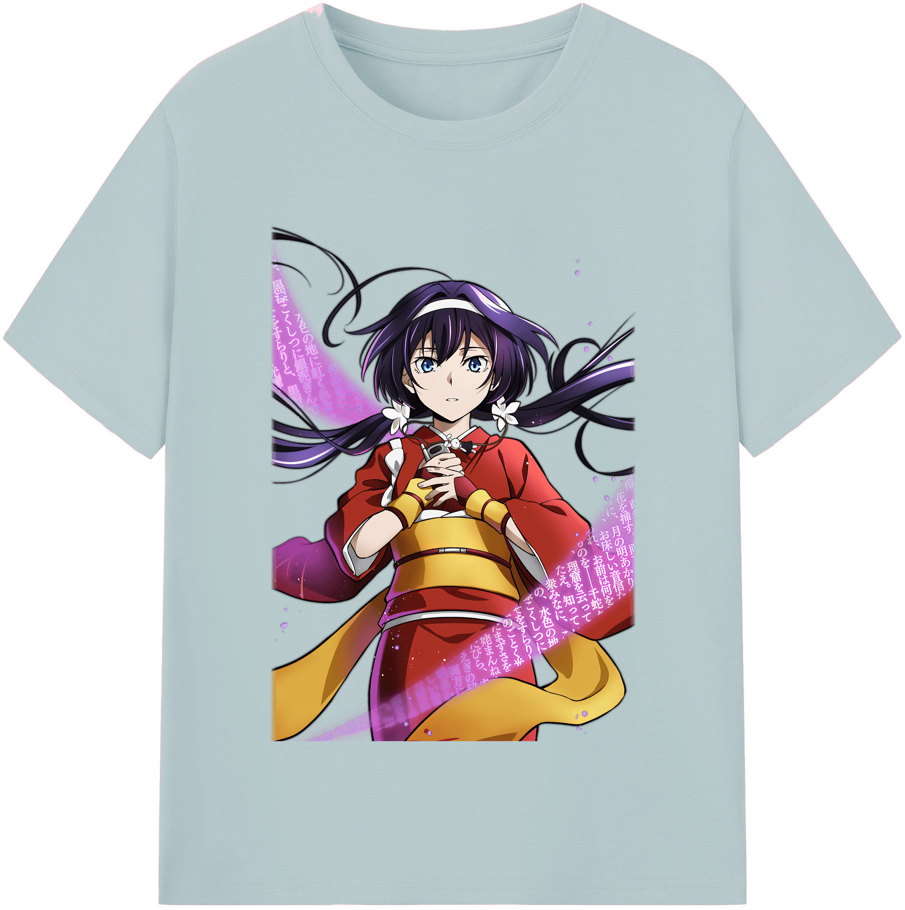 （画像用） 文豪ストレイドッグス Bungo Stray Dogs 綿100％半袖Tシャツ（フロントプリント）